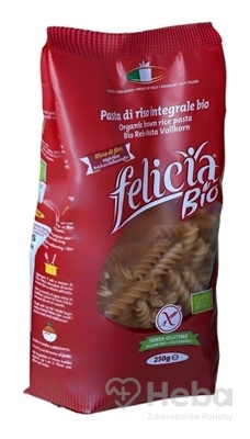 Felicia BIO celozrnné ryžové fusilli  1x250 g
