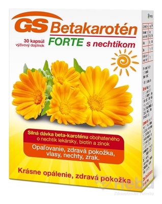 GS Betakarotén Forte s nechtíkom  30 kapsúl