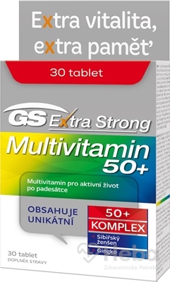 GS Extra Strong Multivitamín 50+  30 tabliet