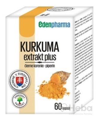 EDENPharma Kurkuma Extrakt Plus  60 kapsúl