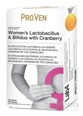 Pro-Ven Women’s Lactobacilus & Bifidus s brusnicami  30 kapsúl