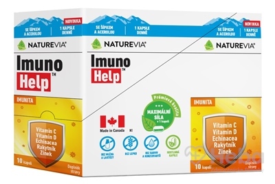 Swiss Naturevia Imuno Help Box  100 kapsúl (10x10 kapsúl)