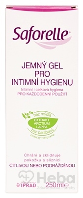 SAFORELLE jemný gél na intímnu hygienu  1x250 ml