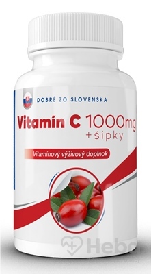 Dobré zo Slovenska Vitamín C 1000 mg + šípky  30 tabliet