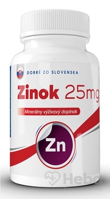 Dobré zo Slovenska Zinok 25 mg  40 tabliet (30+10 zadarmo)