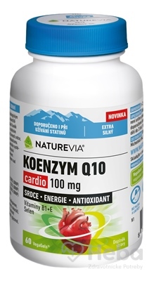 Swiss Naturevia Koenzým Q10 Cardio 100 mg  60 kapsúl