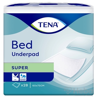 TENA Bed Super  absorpčné podložky, 60x75 cm, 1x28 ks