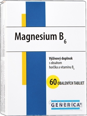 GENERICA Magnesium B6  60 tabliet