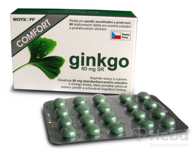 ginkgo COMFORT 60 mg SR - Woykoff  tbl 1x60 ks