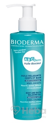 BIODERMA ABCDerm Relaxačný olej  masážny a kúpeľový olej 1x200 ml