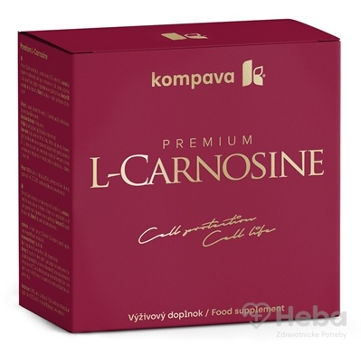 kompava Premium L-Carnosine + Darček  cps 60 ks + ACIDO FIT tbl eff 10 ks grátis, 1x1 set