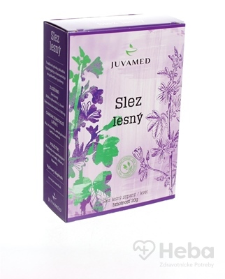 Juvamed Slez Lesný - Kvet  bylinný čaj sypaný 1x20 g
