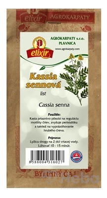 AGROKARPATY KASSIA SENNOVÁ list  bylinný čaj 1x30 g