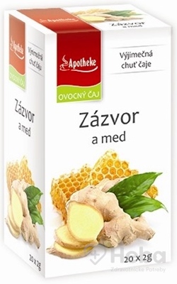 Apotheke Premier Selection čaj Zázvor a med  20x2 g (40 g)