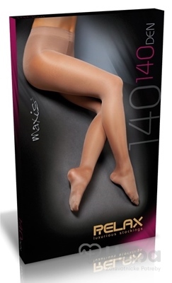 Maxis new Relax 140 den Pančuchové Nohavice  veľkosť L (I.KT), svetlé, 1x1 ks