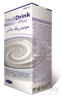 MediDrink Plus  (verzia 2016) neutrálna príchuť 30x200 ml