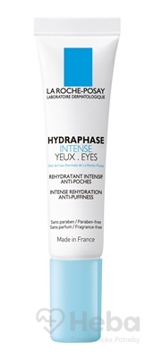 La Roche-Posay Hydraphase Intenzívny hydratačný očný krém na redukciu opuchov očí  15 ml očný krém