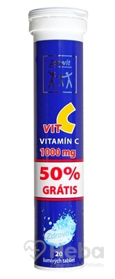 Zdrovit Vitamín C 1000 mg  20 šumivých tabliet
