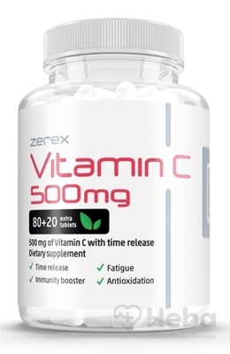 Zerex Vitamín C 500 mg  100 tabliet s postupným uvoľňovaním