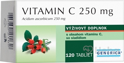 GENERICA Vitamín C 250 mg  120 tabliet