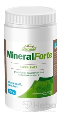 VITAR Veterinae Mineral Forte  sypká zmes 1x800 g