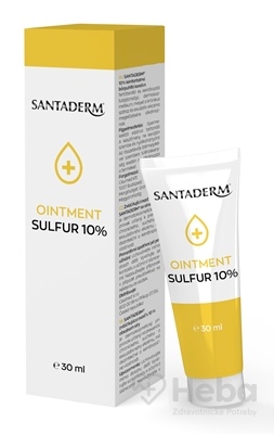 Santaderm Ointment Sulfur 10%  masť s obsahom síry 1x30 ml
