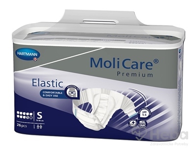 MoliCare Premium Elastic 9 kvapiek S  plienkové nohavičky zalepovacie 1x26 ks