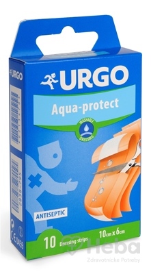 URGO Aqua-protect  umývateľná náplasť, 10x6 cm, 1x10 ks