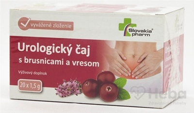 Slovakiapharm Urologický čaj s brusnicami a vresom  20x1,5 g (30 g)