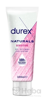 DUREX Naturals Sensitive  Intímny gél 1x100 ml
