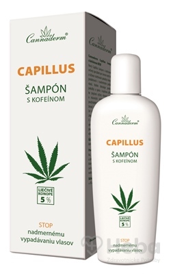 Cannaderm CAPILLUS - šampón s kofeínom NEW  pri vypadávaní vlasov 1x150 ml