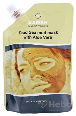 Kawar Bahenná Pleťová Maska  s minerálmi z Mŕtveho mora a Aloe Vera 1x250 g