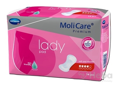 MoliCare Premium lady pad 4 kvapky  inkontinenčné vložky 1x14 ks