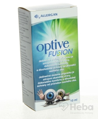 Optive FUSION očný roztok  zvlhčenie oka 1x10 ml