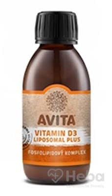 Avita Vitamin d3 Liposomal Plus  fosfolipidový komplex 1x200 ml