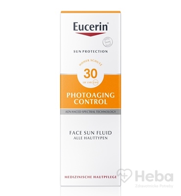 Eucerin Sun Photoaging Control fluid na všetky typy pleti SPF30  50 ml opaľovacia emulzia