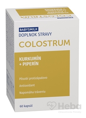 Babysmilk Colostrum + Kurkumín + Piperín  cps 1x60 ks
