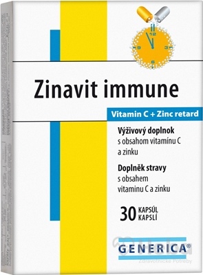 GENERICA Zinavit Immune  30 kapsúl
