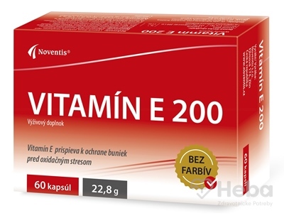 Noventis Vitamín E 200  cps 4x15 ks (60 ks)