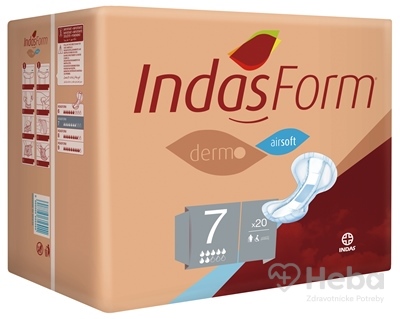 IndasForm 7 M  plienky vkladacie anatomické 1x20 ks