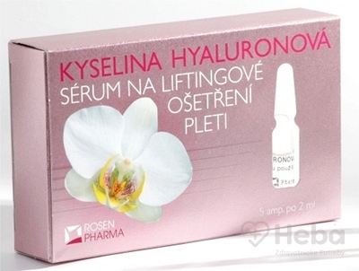Rosen Kyselina Hyalurónová - Sérum  na liftingové ošetrenie pleti, ampuly 5x2 ml (10 ml)