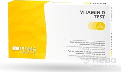 PRIMA HomeTest Vitamín D Test  samodiagnostický test z krvi, 1x1 set