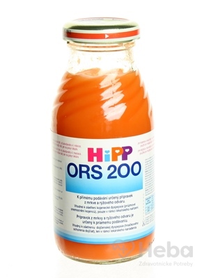 HiPP ORS 200 Mrkvovo ryžový odvar  dietetická potraviny (od ukonč. 4.mesiaca) 1x200 ml