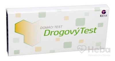 TOZAX Multidrogový test – 10 druhov drog  jednokrokový test (COC, THC, MOP, MET, AMP, BZO, BAR, MTD, PCP, TCA v moči) 1x1 ks