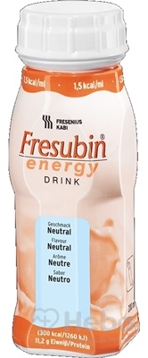 Fresubin Energy DRINK  príchuť neutrálna, sol 4x200 ml (800 ml)