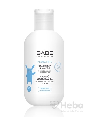 BABÉ DIEŤA Šampón na mliečne chrasty  (Pediatric Milk crust shampoo, pH5) 1x200 ml