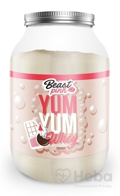 Yum Yum Whey - BeastPink biela čokoláda kokos 1000 g