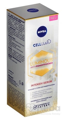 NIVEA Cellular Luminous630 Sérum proti pigmentovým škvrnám, 30 ml