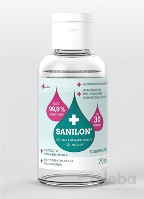 SANILON čistiaci antibakteriálny gél na ruky  1x70 ml