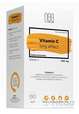 NesVitamins Vitamín C 250 mg Long Effect  60 kapsúl
